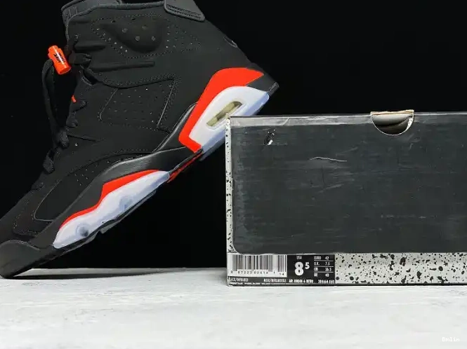 Bmlin Retro OG Infrared Jordan Air Black 384664-060 6 0503